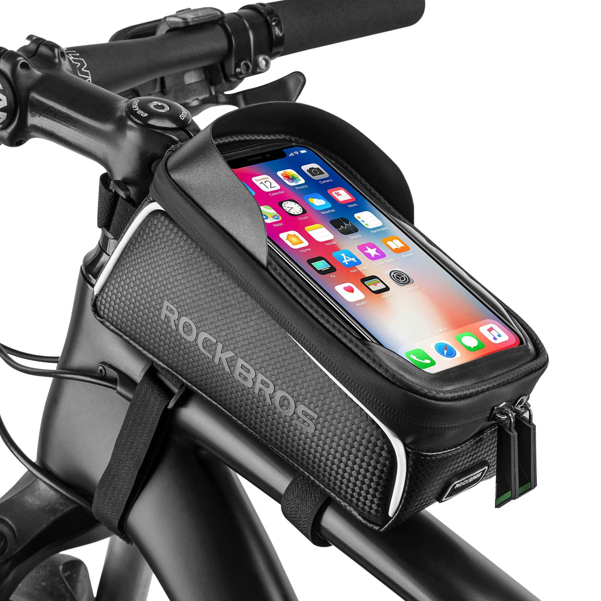 ROCKBROS Waterproof Bike Frame Phone Bag and Cycling Pouch