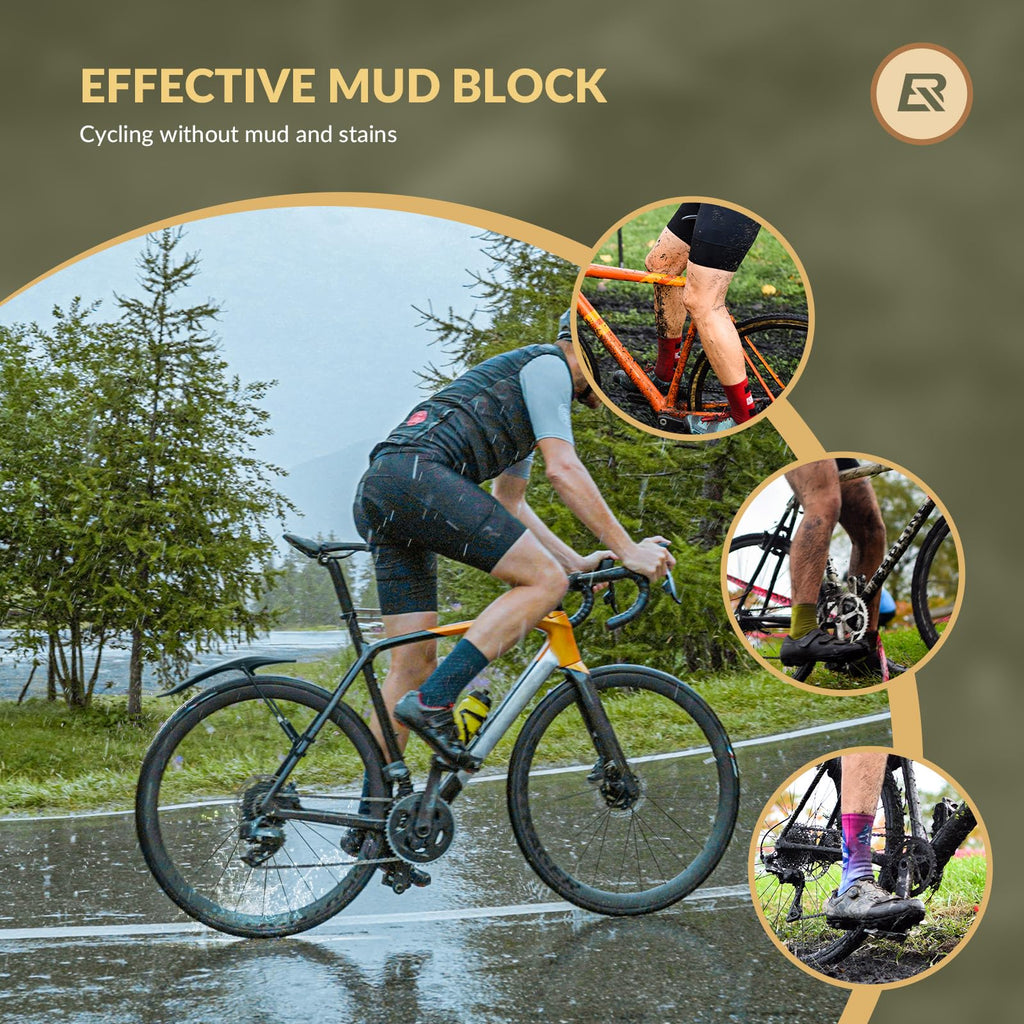 ROCKBROS Adjustable Bike Fender Set for 26–29 Inch MTB