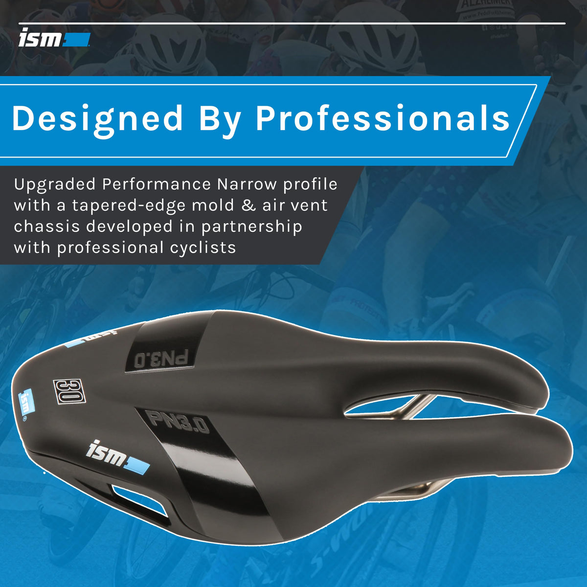 ISM PN Series Padded Noseless Performance Road Bike Saddle