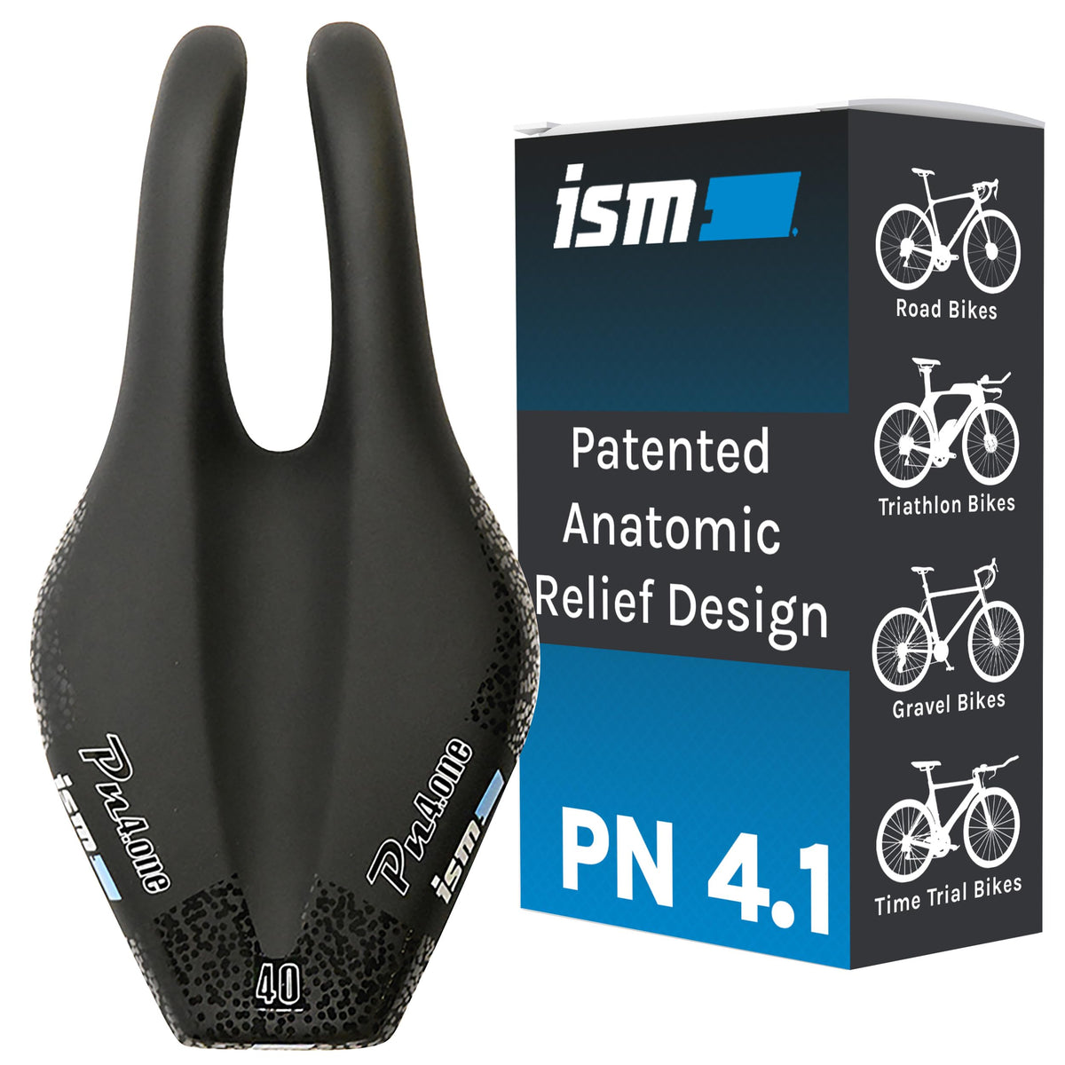 ISM PN Series Padded Noseless Performance Road Bike Saddle