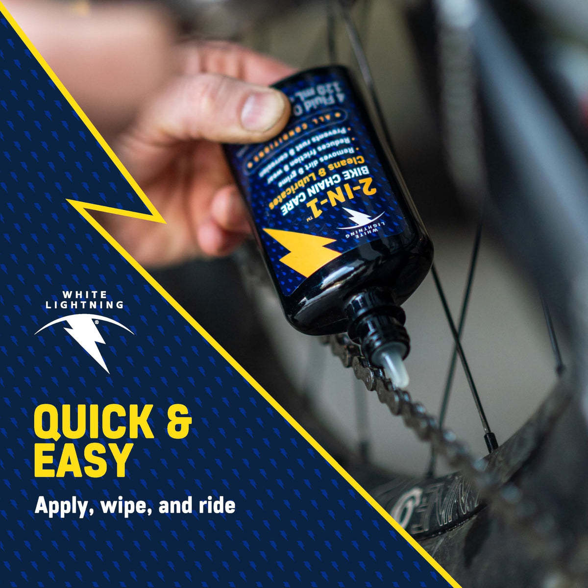 focopot Bike Chain Cleaning Kit with Degreaser and Lubricant