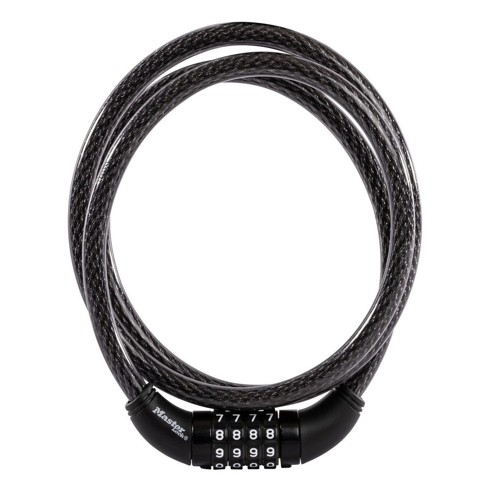 Master Lock Black Resettable Combination Bicycle Security Lock