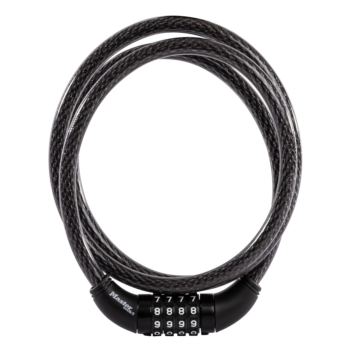 Master Lock Black Resettable Combination Bicycle Security Lock
