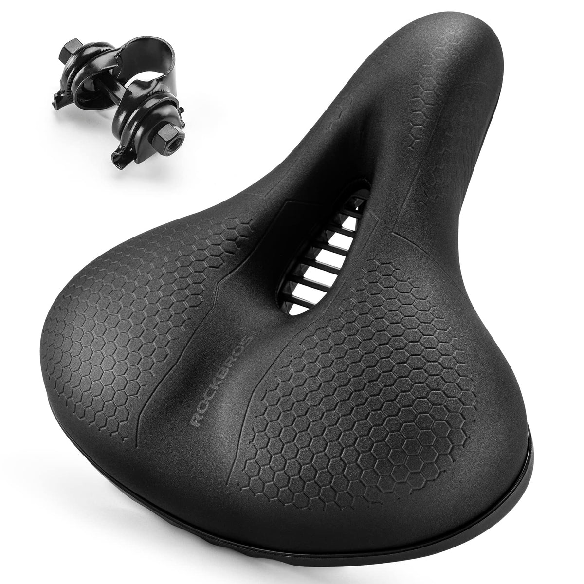 ROCKBROS Memory Foam Comfort Bike Saddle for Road and MTB