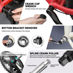 DURATECH Bicycle Repair and Maintenance Tool Kit with Storage Box
