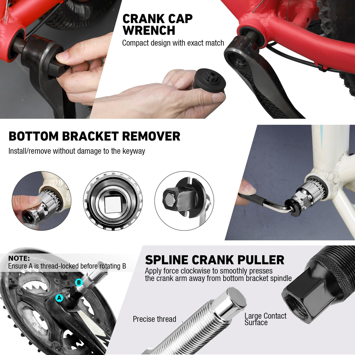 DURATECH Bicycle Repair and Maintenance Tool Kit with Storage Box