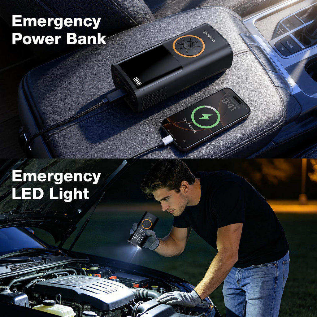 OlarHike Portable Cordless Electric Bike Tire Inflator