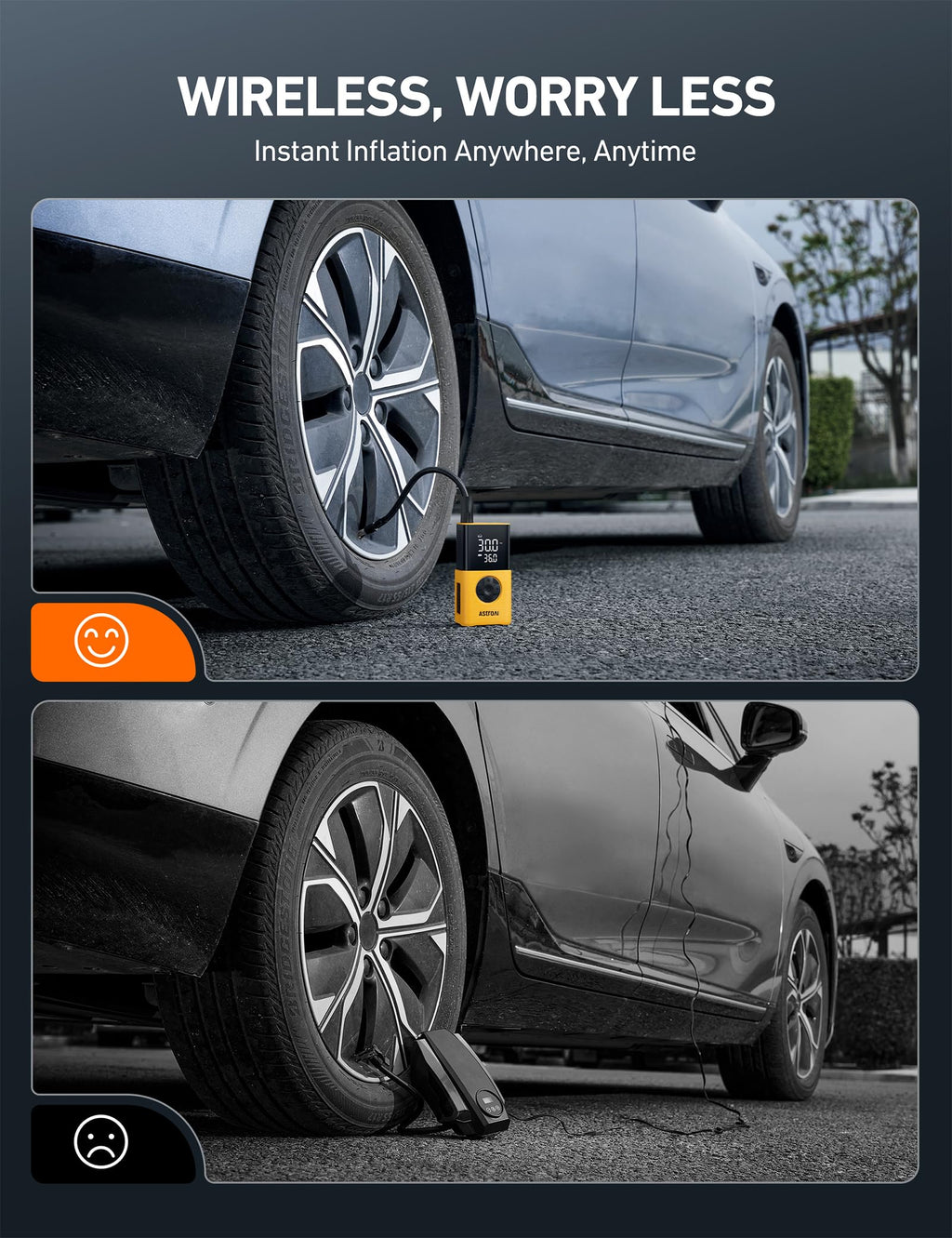 AstroAI L7 & L7S 150 PSI Cordless Digital Tire Inflator