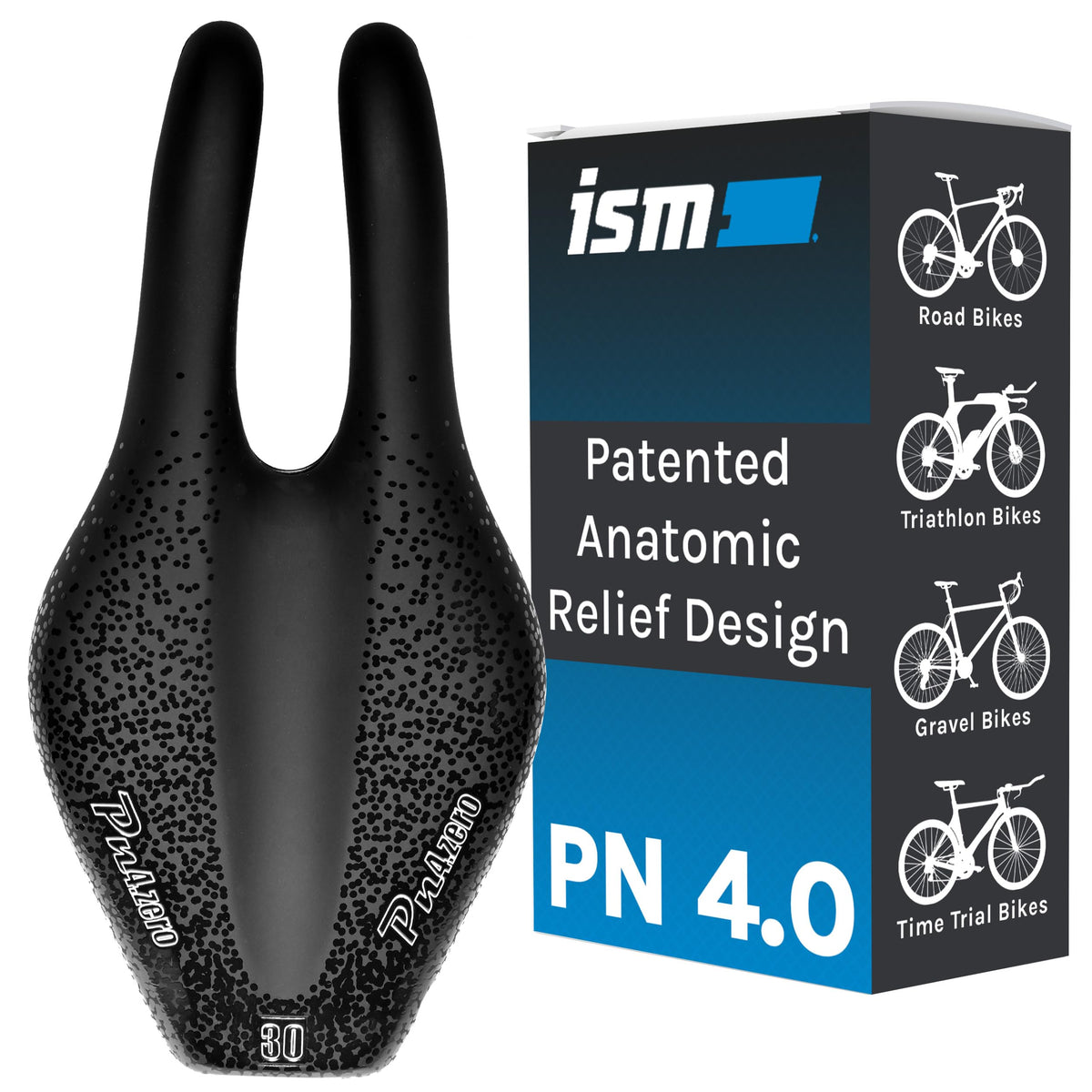 ISM PN Series Padded Noseless Performance Road Bike Saddle