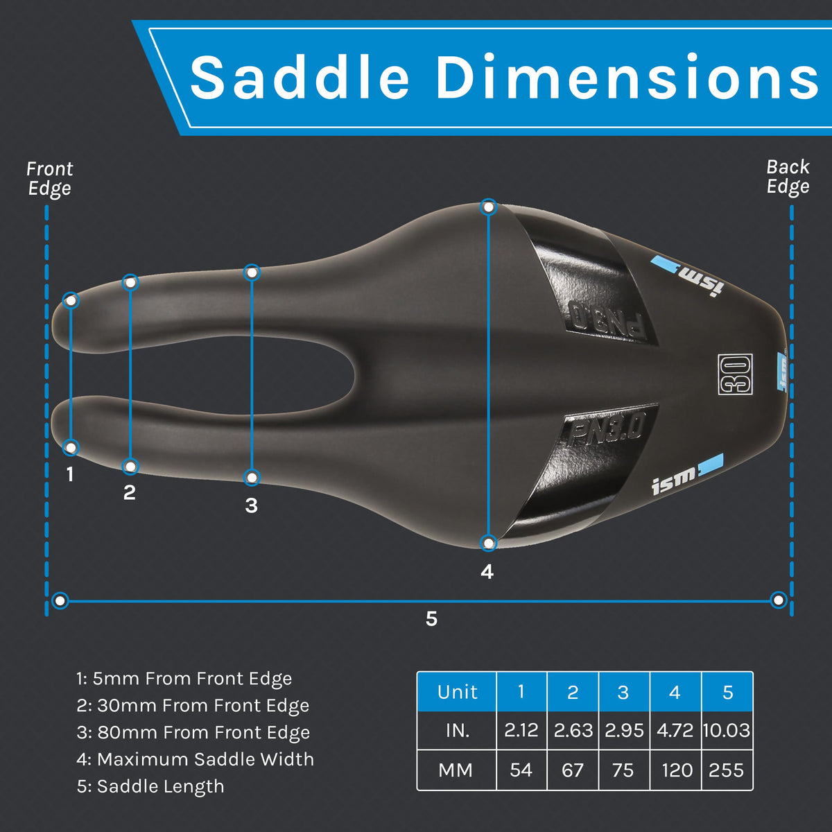 ISM PN Series Padded Noseless Performance Road Bike Saddle