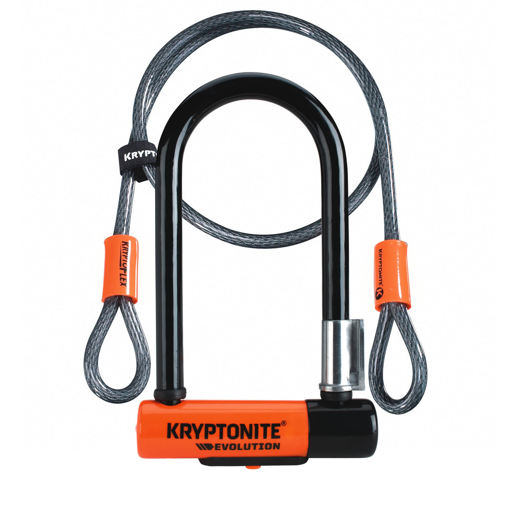 Kryptonite Bike U-Lock and Cable Security Bundle Set