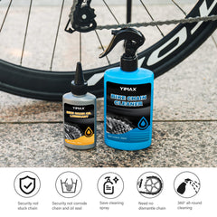 YIMAX Bike Chain Cleaning Kit with Lubricant and Brushes