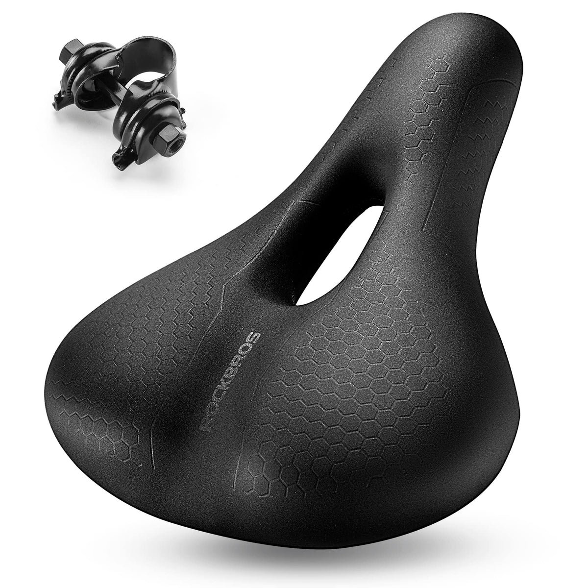 ROCKBROS Memory Foam Comfort Bike Saddle for Road and MTB
